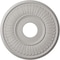 Ekena Millwork Berkshire Ceiling Medallion (Fits Canopies up to 7"), 15 3/4"OD x 3 7/8"ID x 3/4"P, Ultra Pure White CM15BEUWF - alternate 1